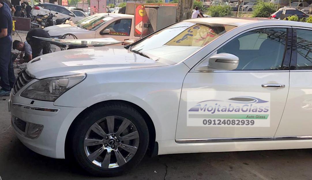 شیشه درب جلو هیوندای سنتنیال